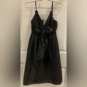 Max studio specialty products stripes dress with bow size medium runs small